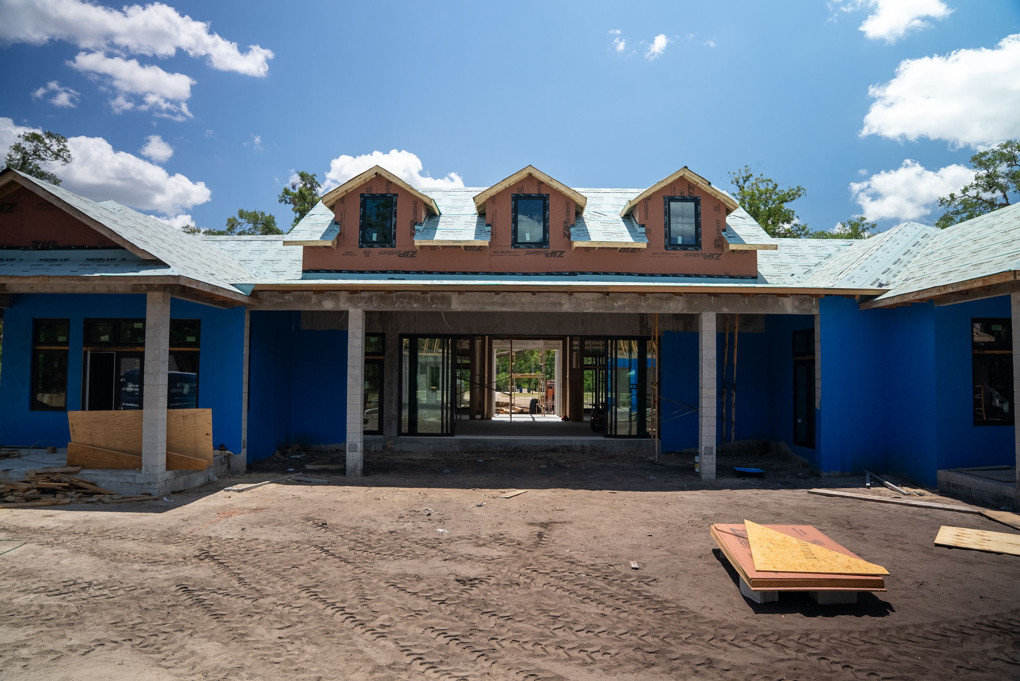 Freedom Oaks Framing & Detached Garage Block